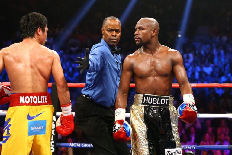 Coach Reveals Mayweather & Pacquiao Had Painkiller Agreement Before 2015 Fight