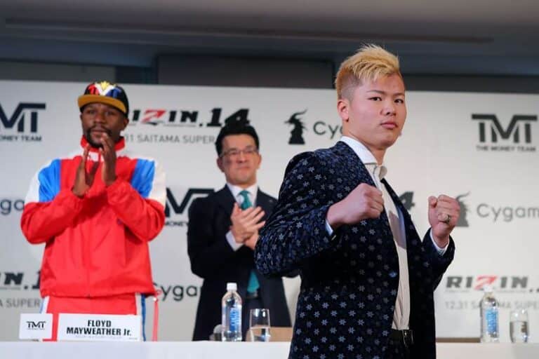 Tenshin Nasukawa Issues Statement On TKO Loss To Floyd Mayweather Jr.