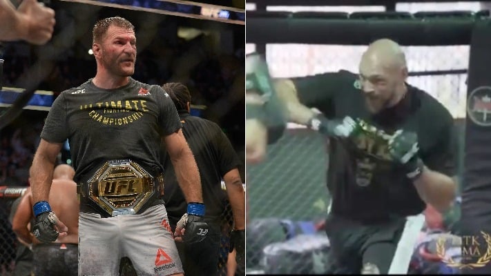 Stipe Miocic Reacts To Tyson Fury’s MMA Training Footage