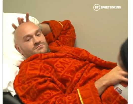 BT Sport Put Together Hilarious Tyson Fury Isolation Clip