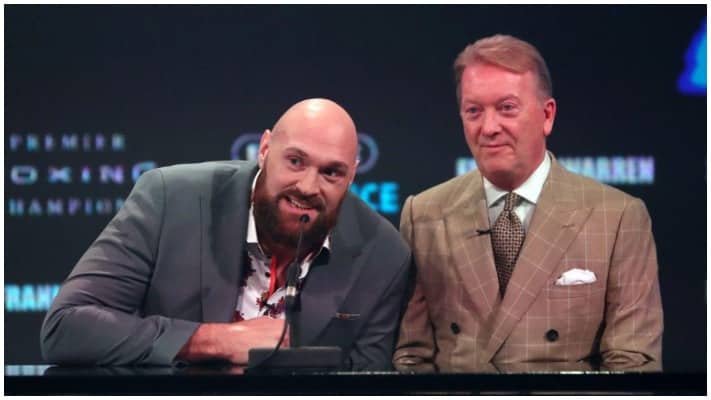 Frank Warren Believes Tyson Fury vs. Francis Ngannou Will Break Box Office Records