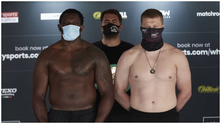 Dillian Whyte vs. Alexander Povetkin: Official Weigh-In Results