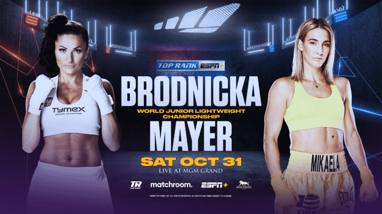 Ewa Brodnicka To Defend Her WBO Strap Against Mikaela Mayer On Oct 31.