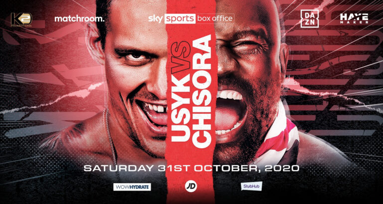 Oleksandr Usyk vs. Dereck Chisora Weigh-in Results & Face Off