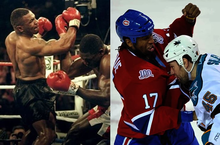 Former NHL Enforcer Georges Laraque In Talks For Charity Boxing Match With Mike Tyson