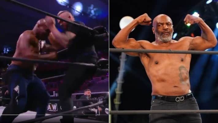 Mike Tyson Makes Surprise Wrestling Cameo Appearance