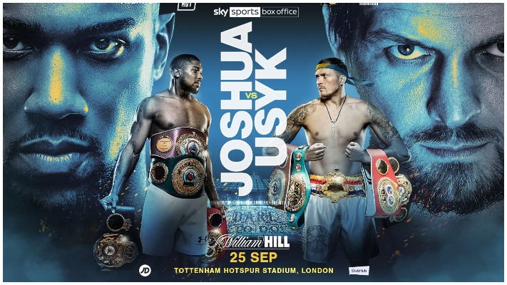 Anthony Joshua v Oleksandr Usyk Tickets Sold Out within 24-hours