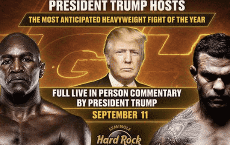 Donald Trump To Call Evander Holyfield vs. Vitor Belfort Boxing Event