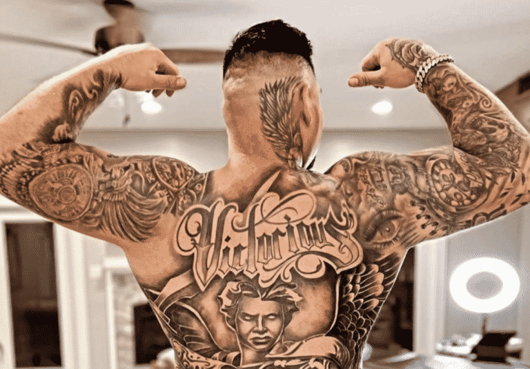 Andy Ruiz Jr. Gets Huge Back Tattoo, Displays His Improved Shape