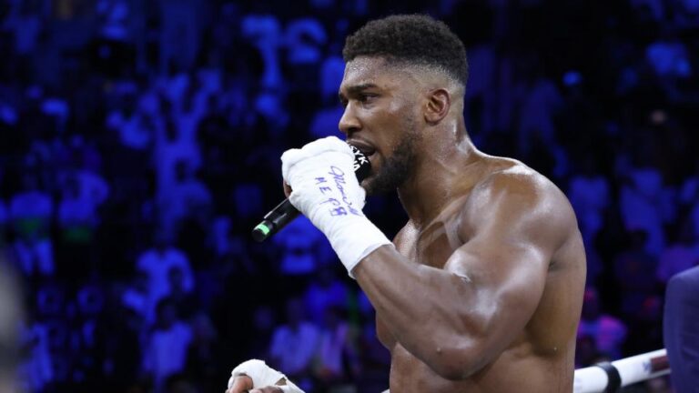 Anthony Joshua Wishes He Linked Up With Derrick James Earlier In His Career